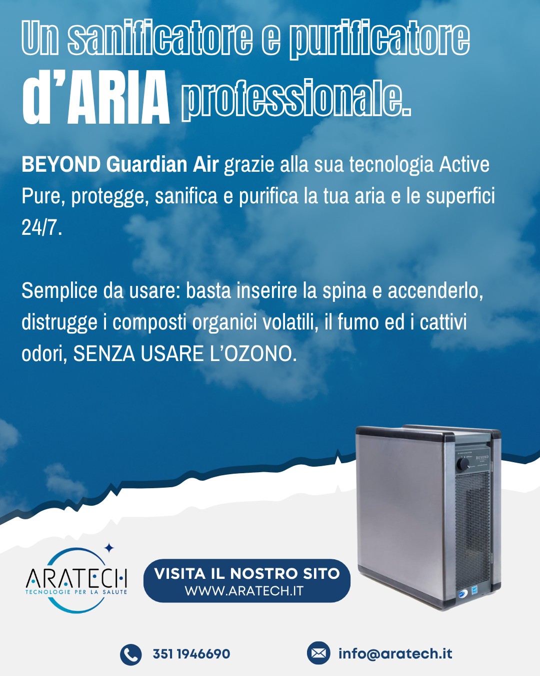 Aratech - 🌬️ 𝗔𝗿𝗶𝗮 𝗽𝘂𝗿𝗮, 𝘀𝗲𝗺𝗽𝗿𝗲. Scopri Beyond Guardian Air, il ...