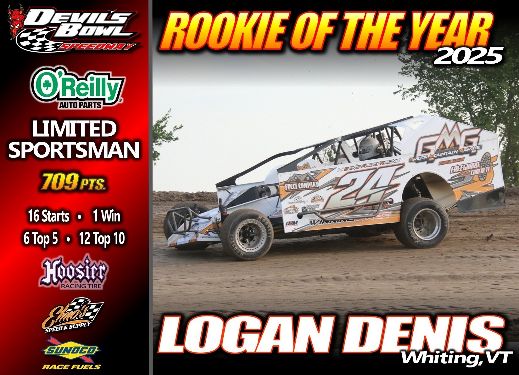 Devil's - Your 2025 O'Reilly Auto Parts Limited Sportsman Rookie of the ...