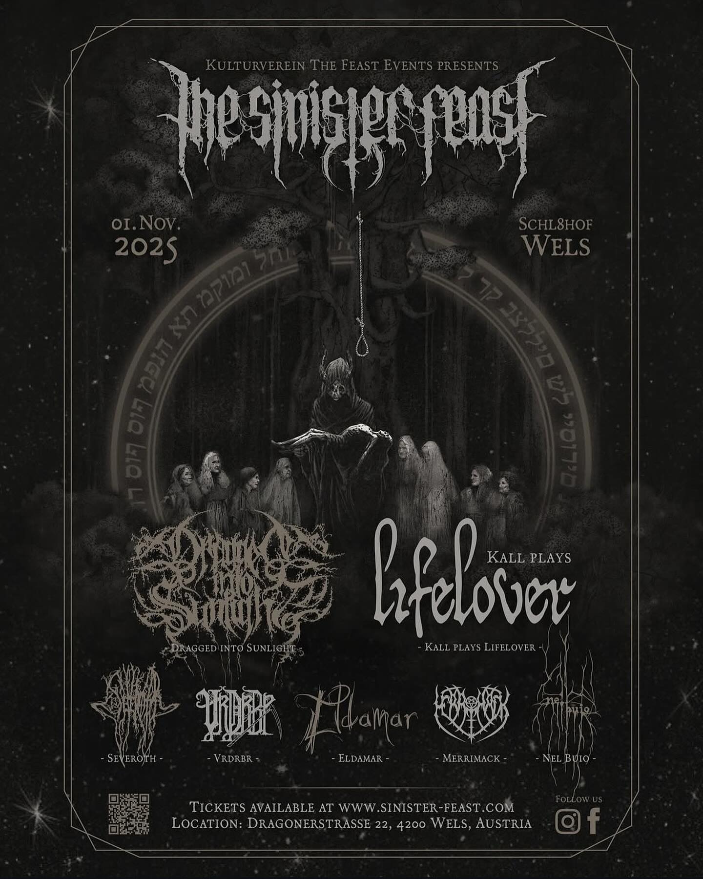Extreme - The updated line up has been confirmed for @thesinisterfeast ...