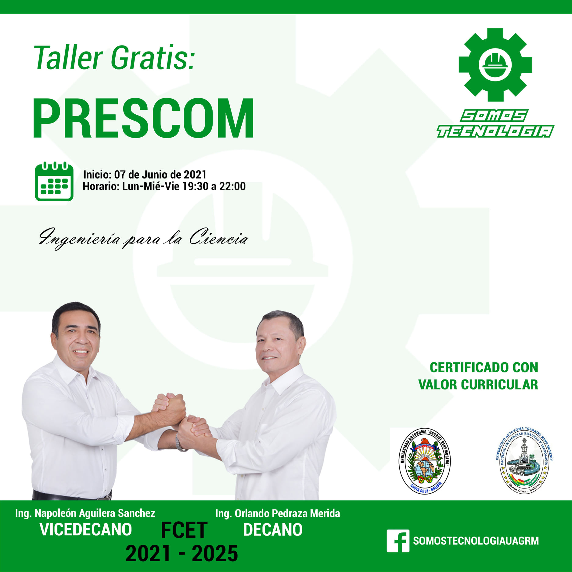 Taller GRATUITO *PRESCOM* Inicio:... - Somos Tecnología | Facebook