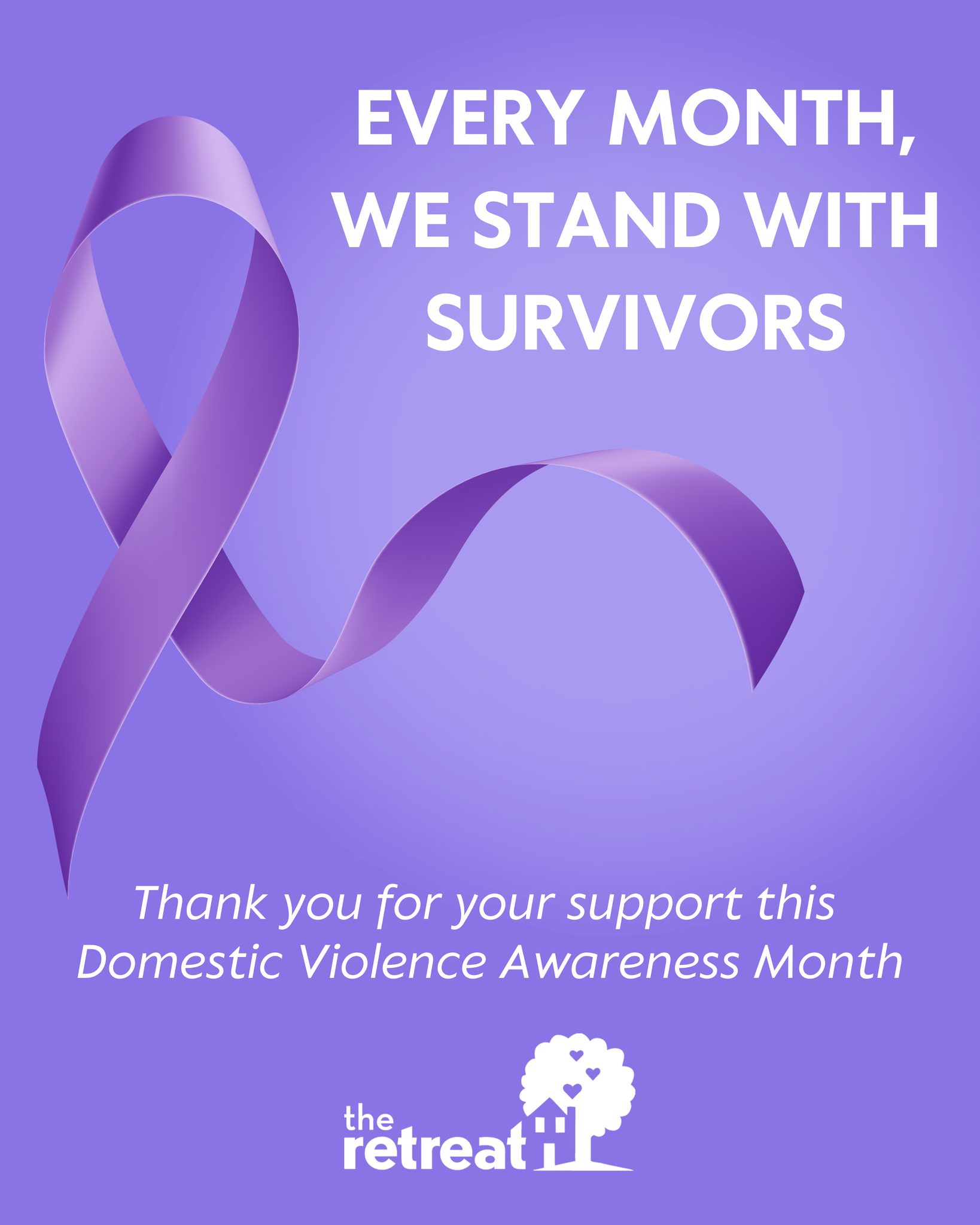 The Retreat - 💜 As Domestic Violence Awareness Month comes... | Facebook