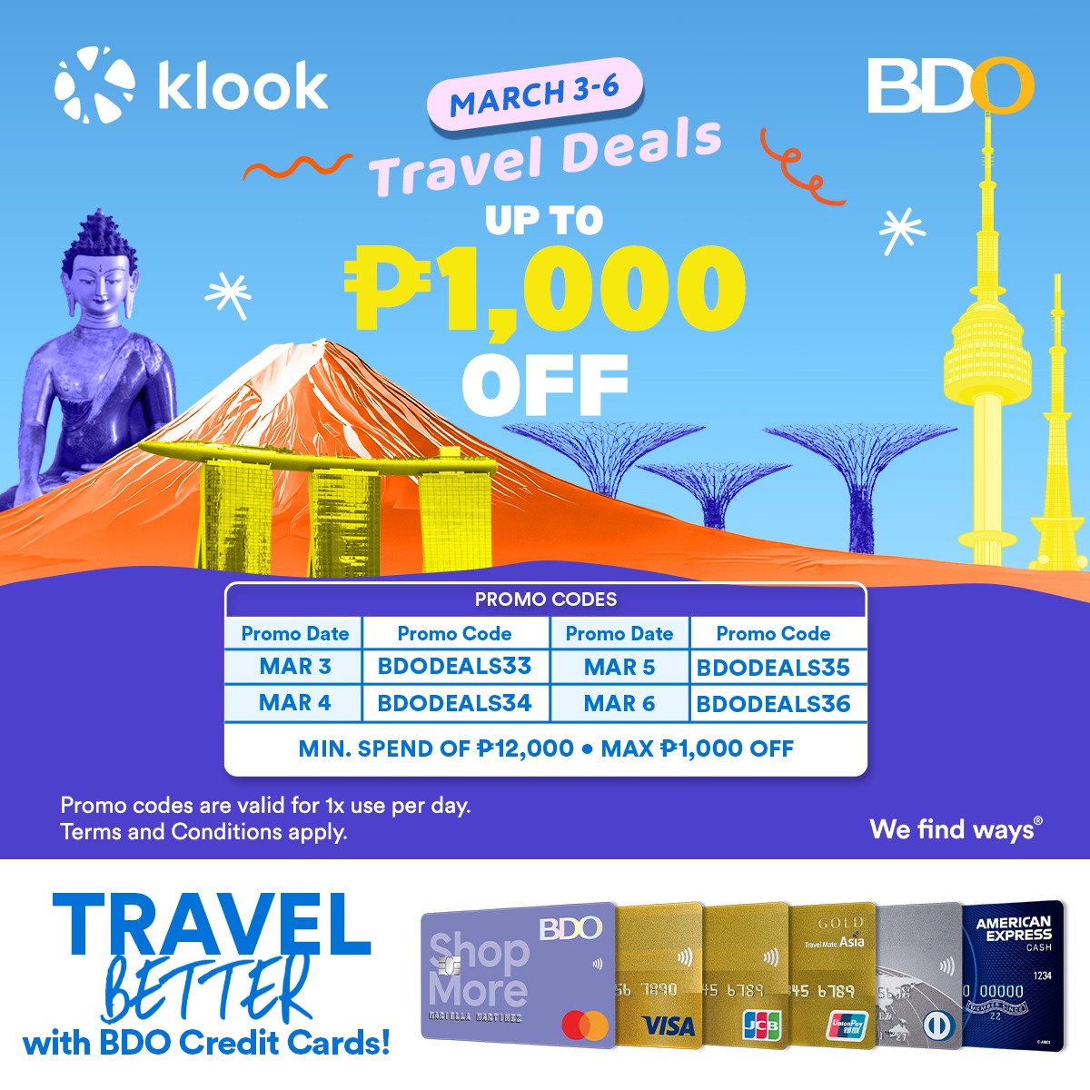 BDO - Save as much as P1,000 on hotels, tours, attractions, and ...