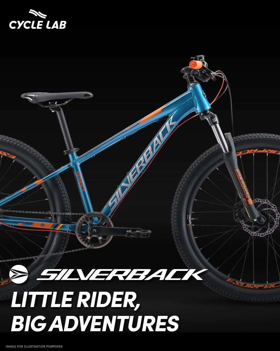 The Silverback Spyke 26 is a sturdy, fun bike for young riders 