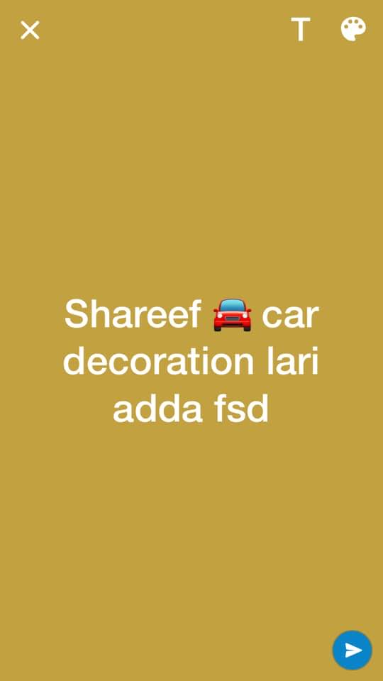 Shareef car decoration lari adda fsd | Facebook