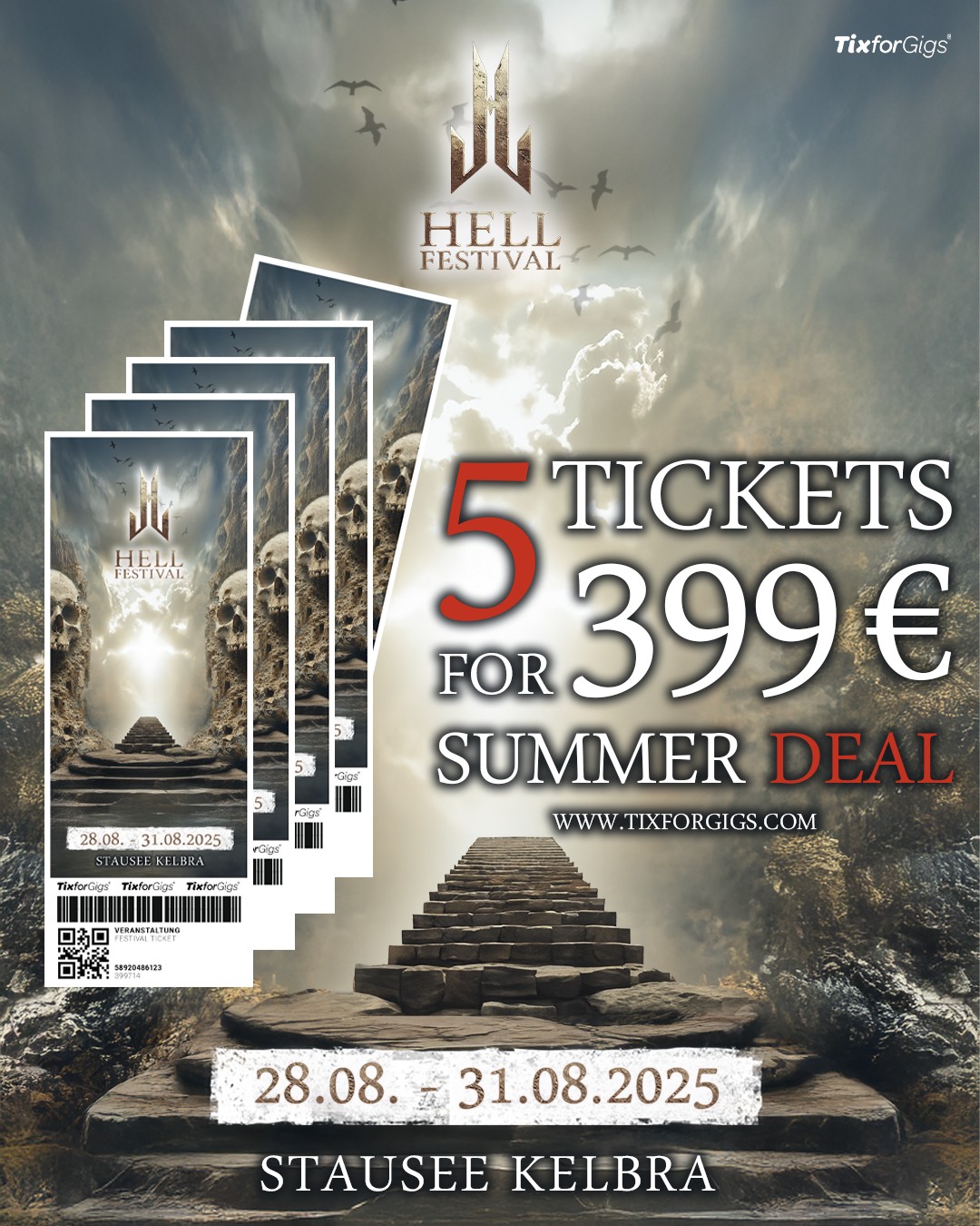 HELL - Summer-Deal [at] Hell Festival 2025! 🔥 Last Ticket-Action for ...
