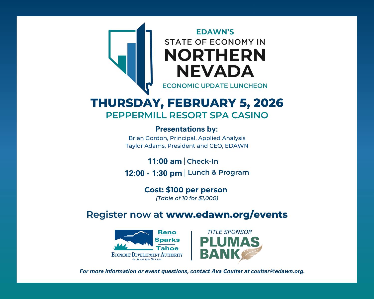 Economic Development Authority of Western Nevada (EDAWN) | Reno NV