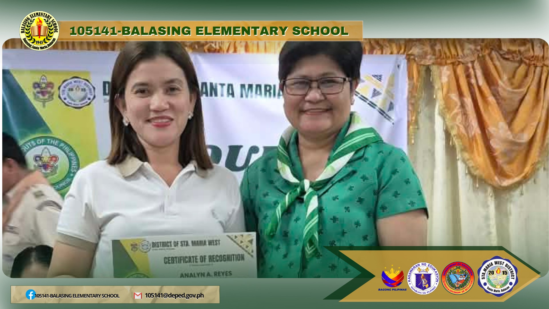 🌟 Salute to Our BSP... - DepEd Tayo- Sta. Maria West District | Facebook