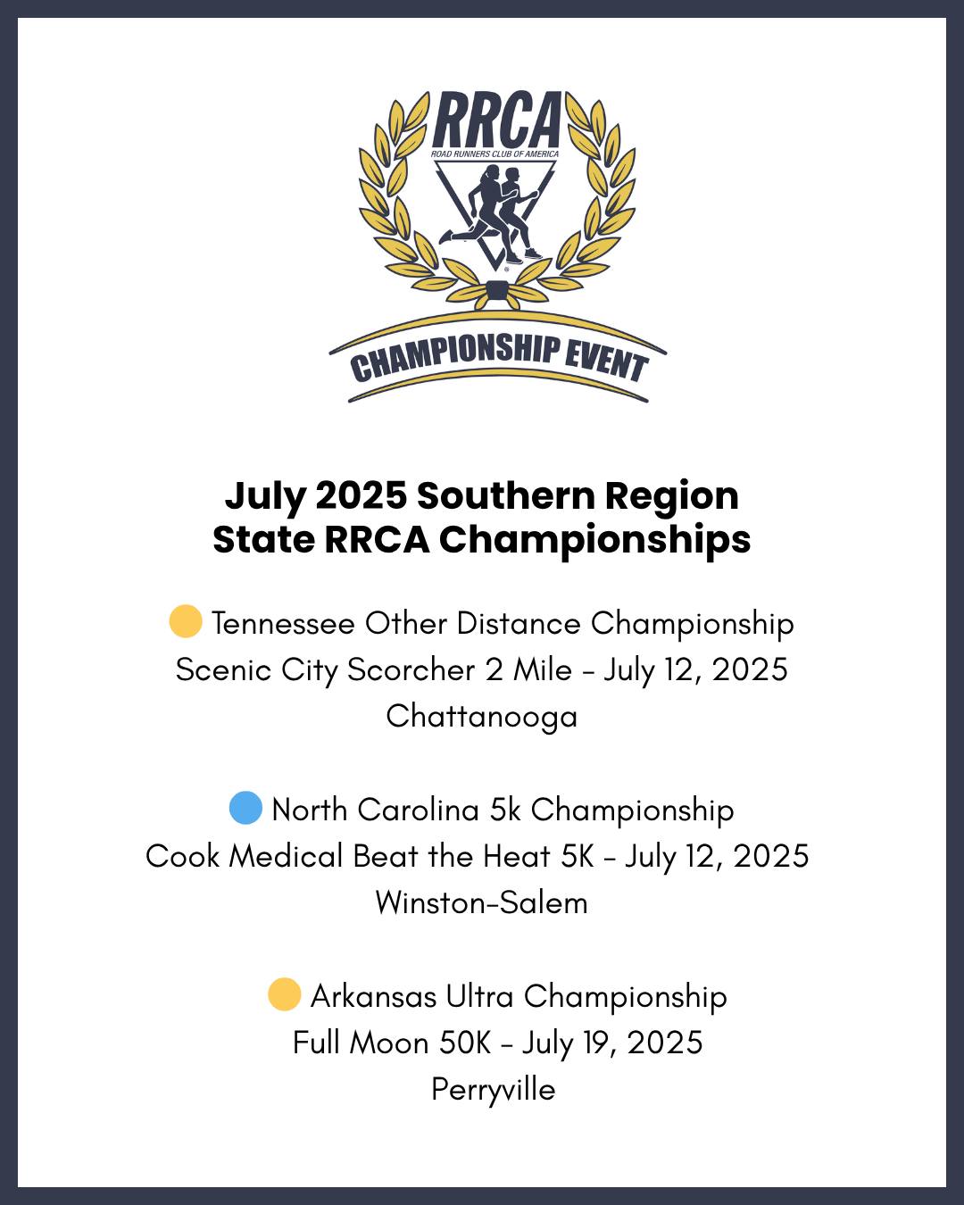 RRCA Southern Region | Falls Church VA