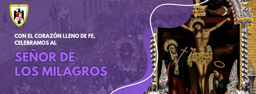 Colegio - 💜 Con el corazón lleno de fe, celebramos al Señor de los ...