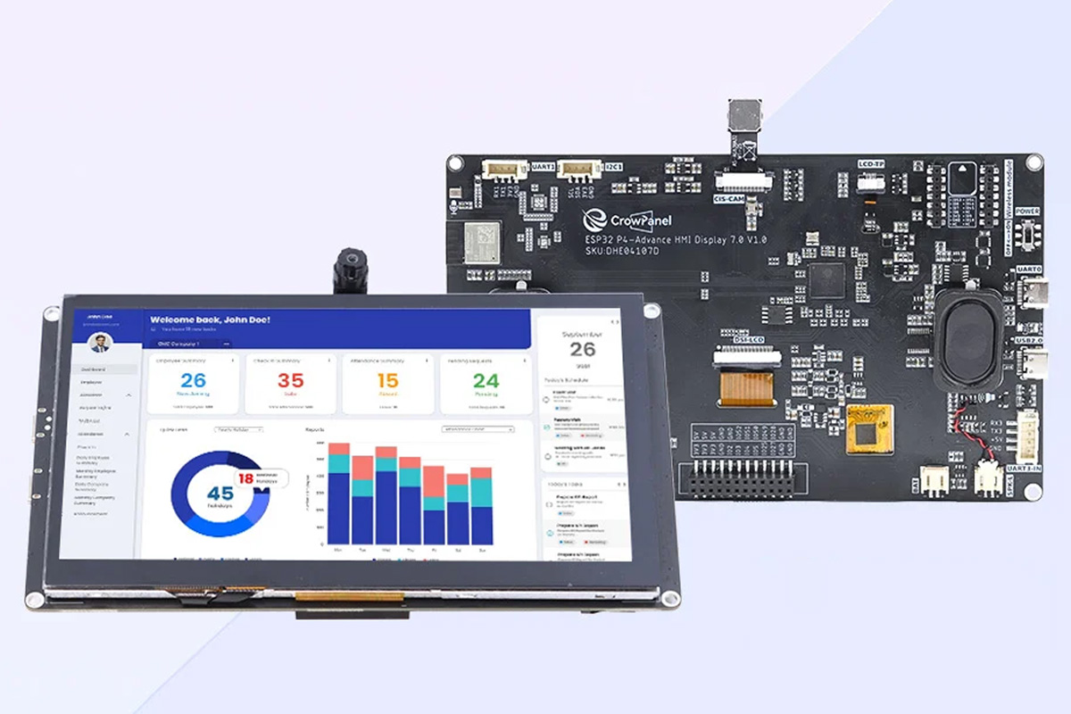 CNX Software - 7-inch HMI display based on ESP32-P4 SoC... | Facebook
