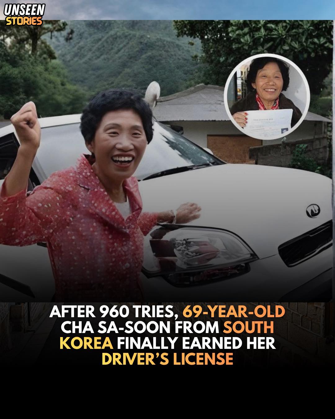 Explore - After 960 tries, 69-year-old Cha Sa-Soon from South Korea ...