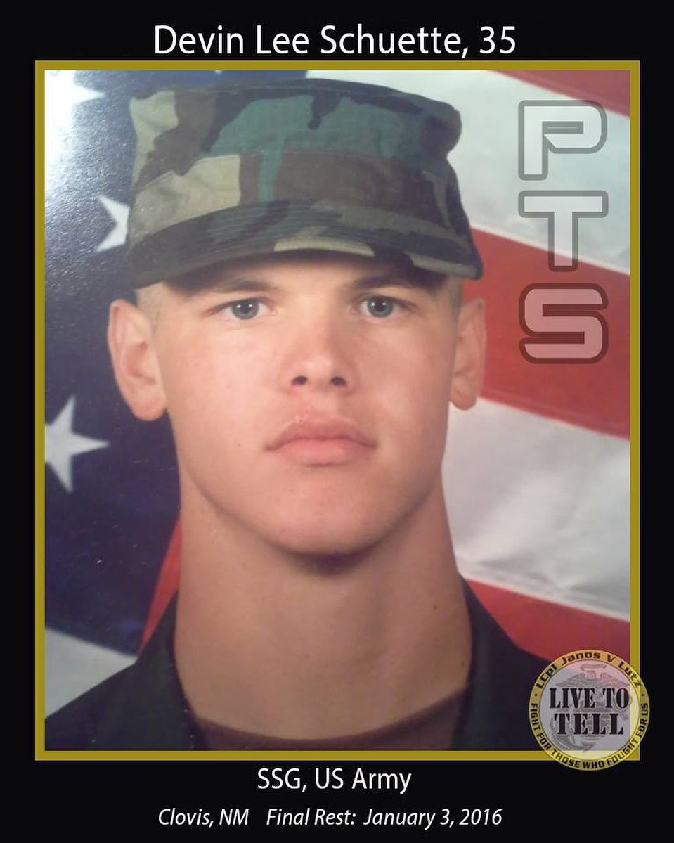 SSG Devin Schuette entered the... - Objective Zero Foundation
