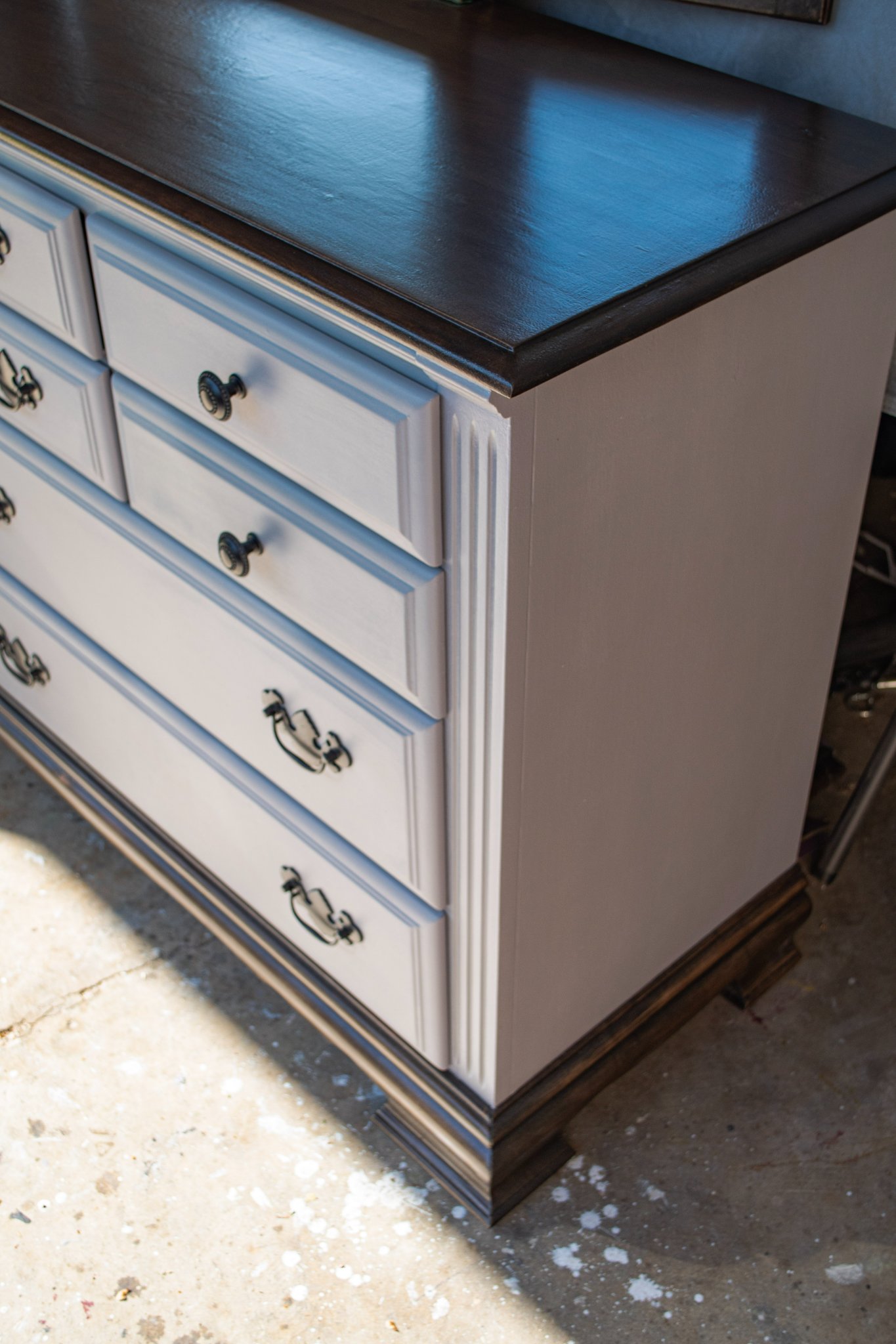 Beautiful Solid Wood Dresser with Mirror – Refinished & Ready for Your ...