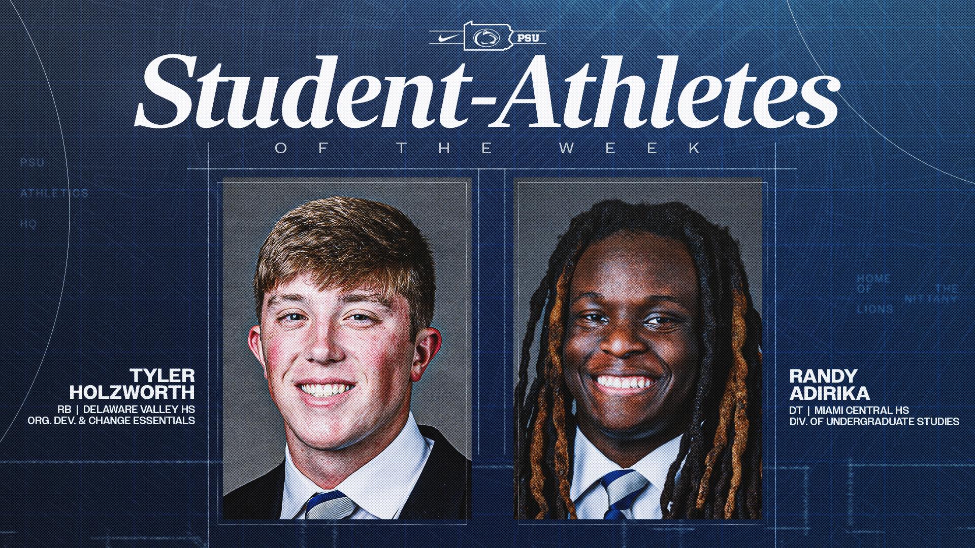Penn - S/o to Tyler Holzworth & Randy Adirika, our Student-Athletes of ...