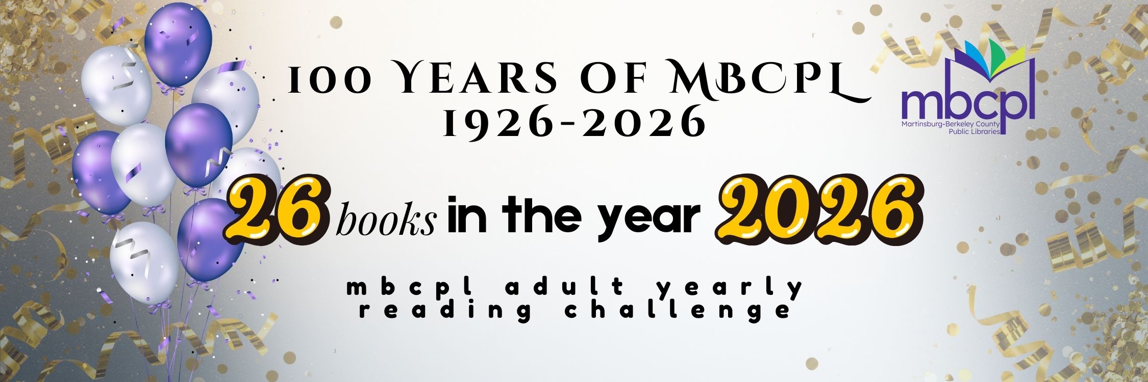 MBCPL Yearly Reading Challenge | Facebook