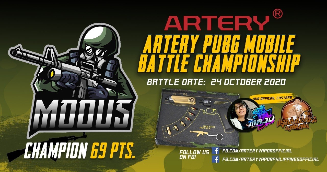 Congratulations to Team Modus... - Artery Vapor Philippines