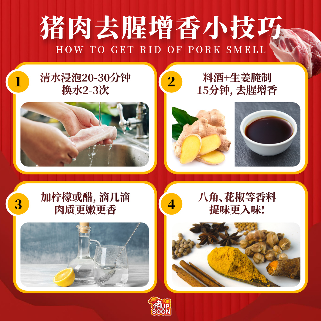 合顺芙蓉食品贸易有限公司 - 吃到腥味重的猪肉，真的让人瞬间没胃口！🤢 有些人甚至因为一次“猪骚味”经历，直接对猪肉敬而远之！ 只要学会去腥增 ...
