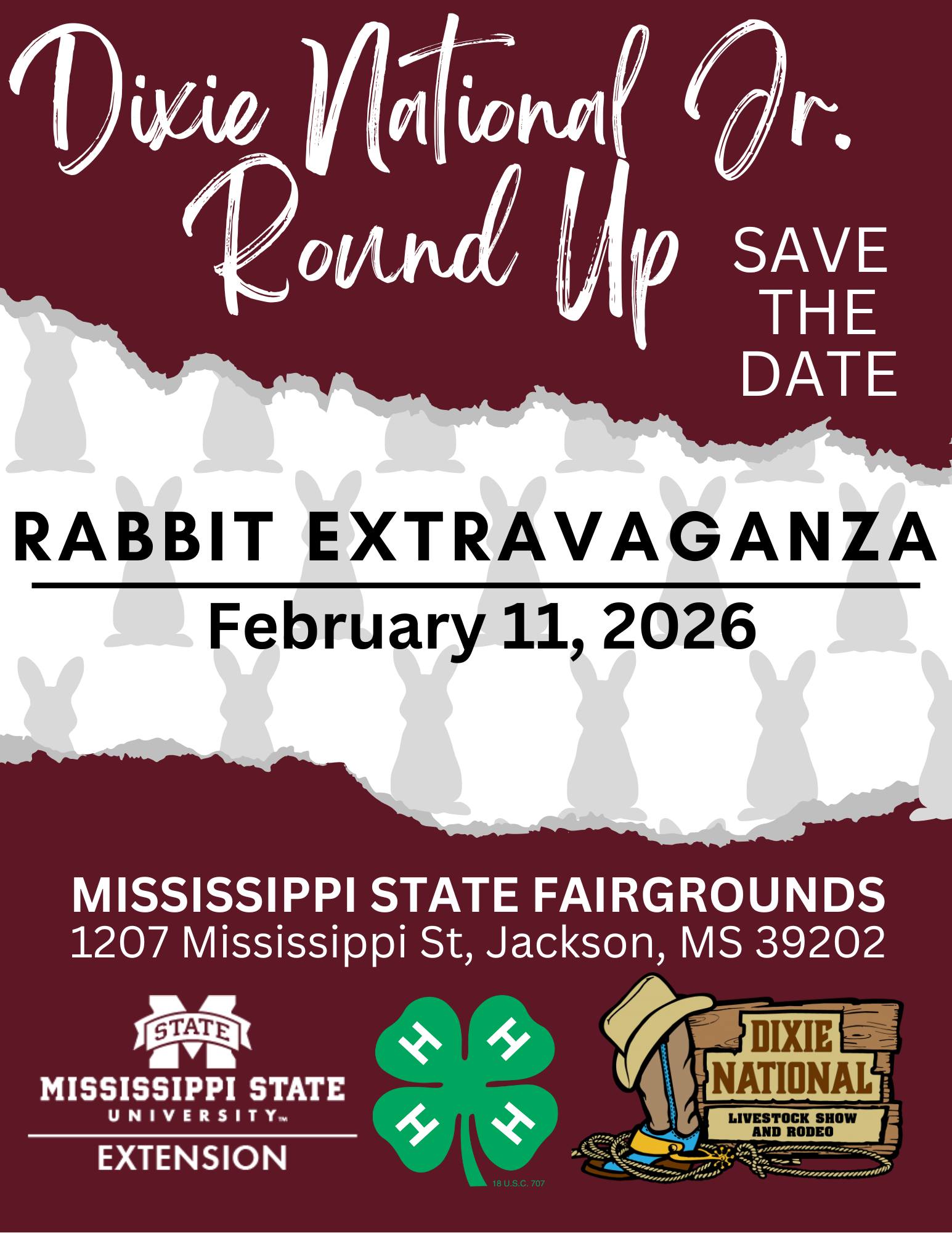 Alcorn - The 2026 Dixie National Rabbit Show is set for February 11 ...