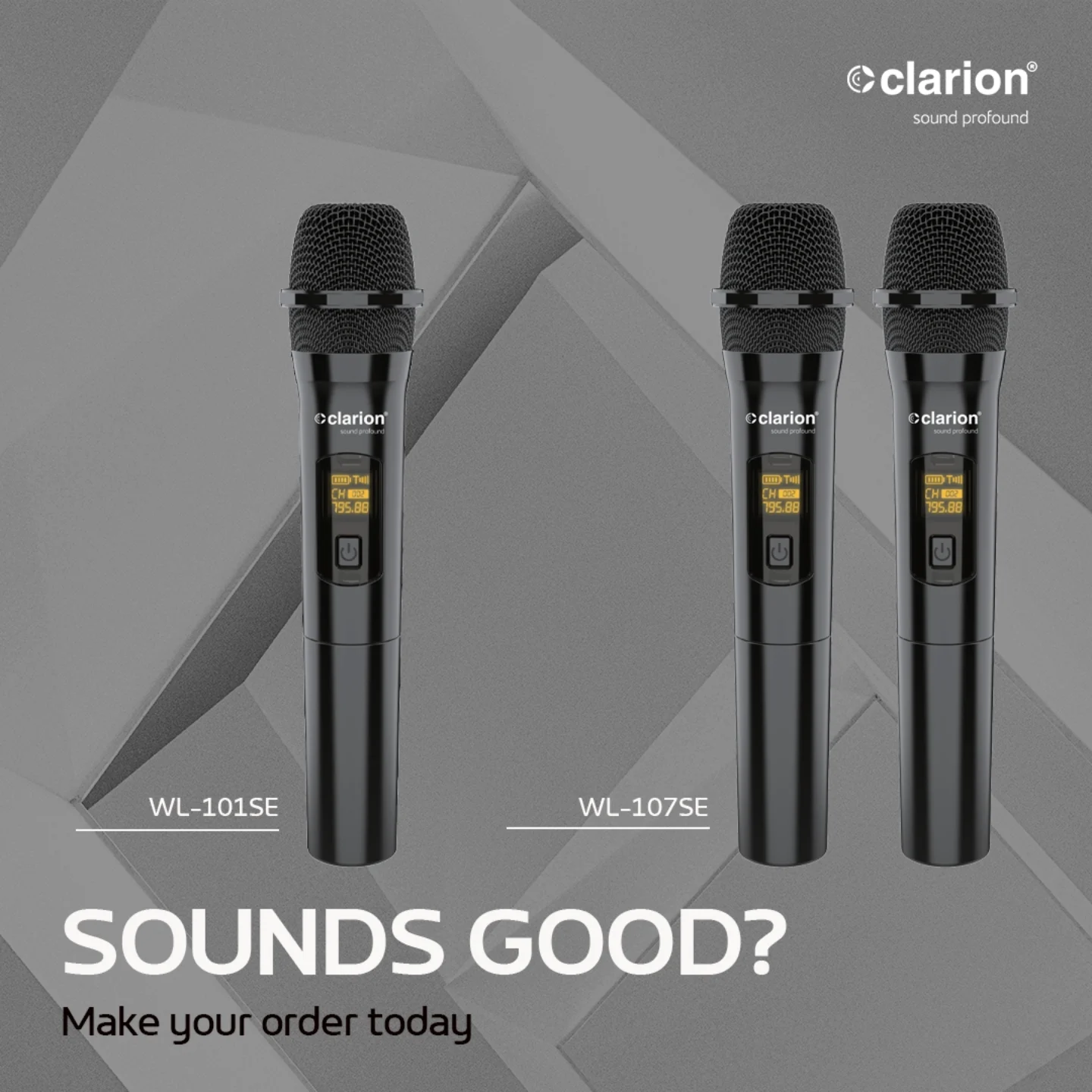 ? Wireless. Limitless. Meet the Clarion WL-101SE & WL-107SE 