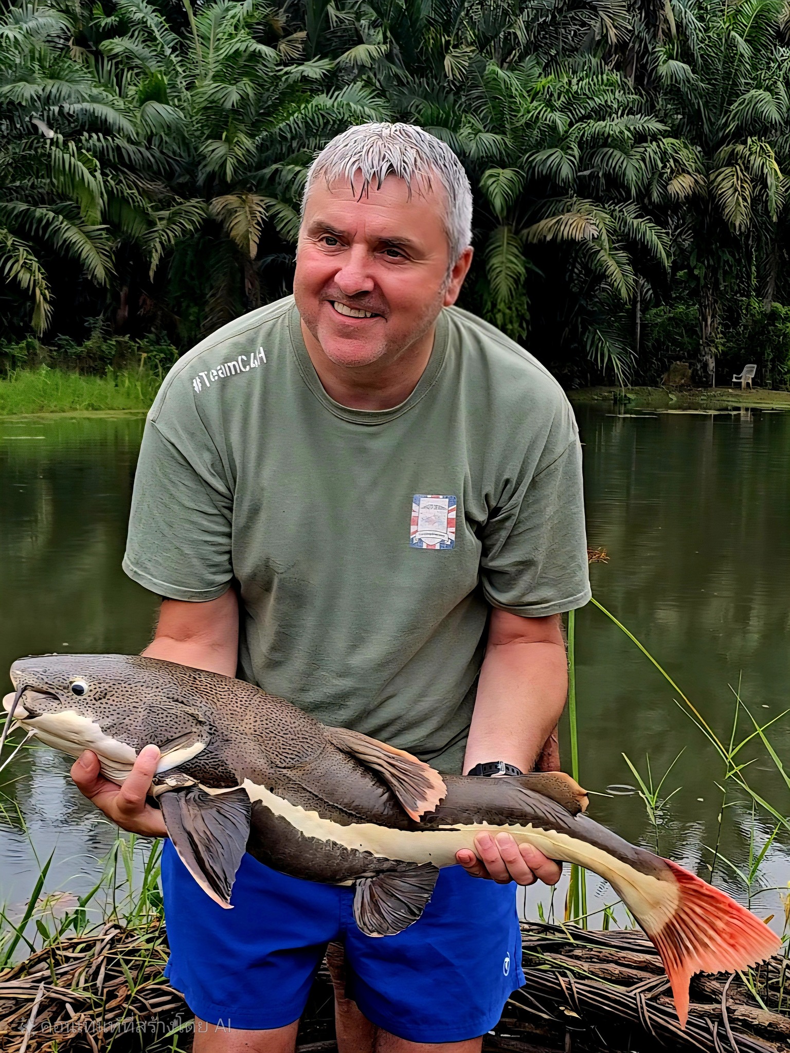 KK Monster fish Fishing park ขุมเหมืองแร่ ขุมมุด | Amphoe Takua Thung