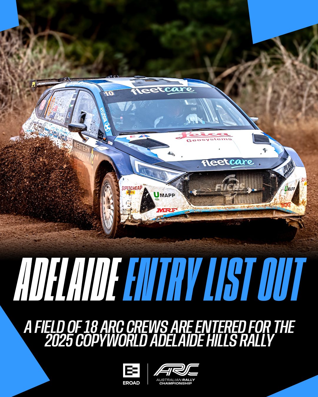 The entry list for... - ARC - Australian Rally Championship | Facebook