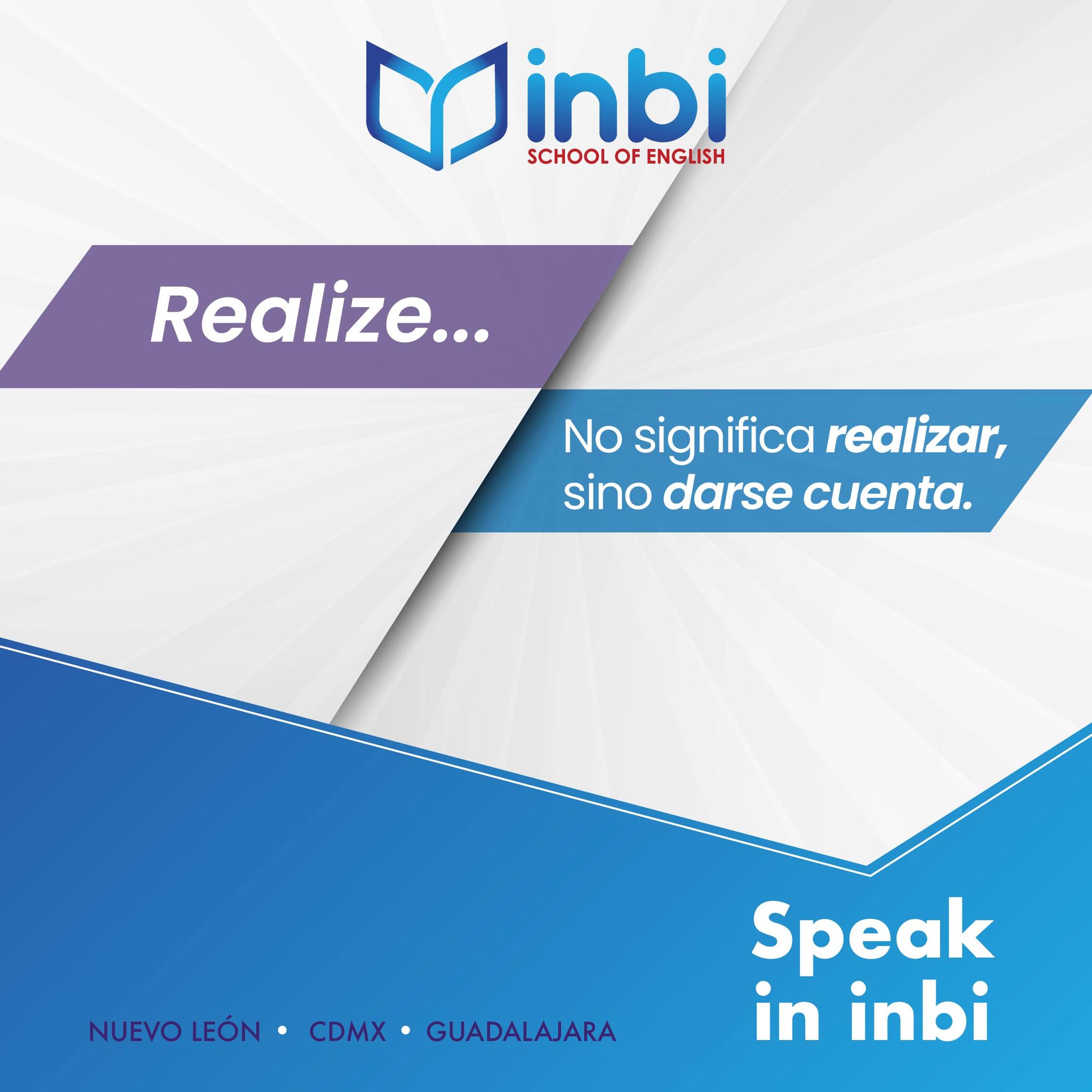 👀 ¿Sabías que en inglés hay... - INBI - English School | Facebook