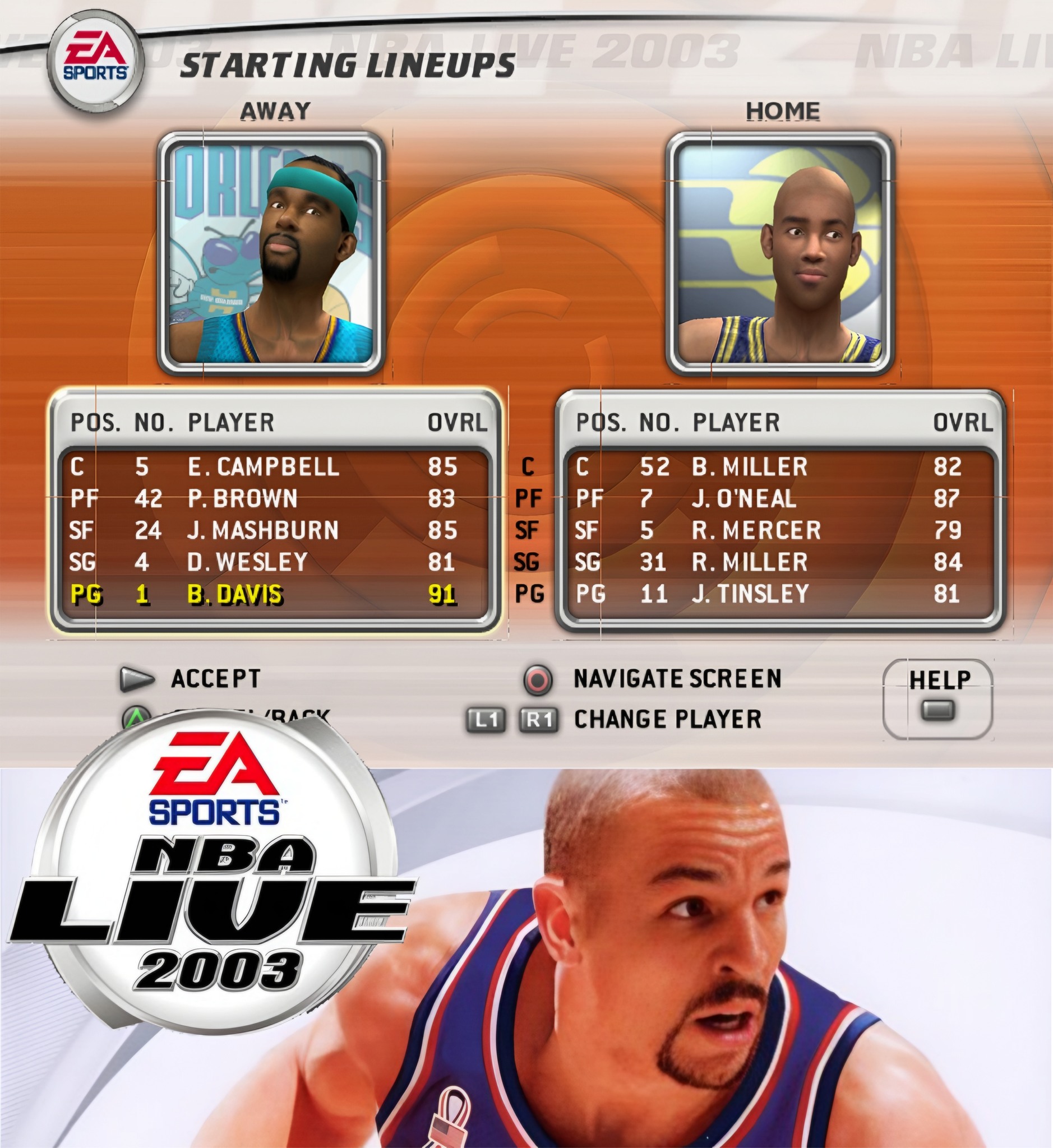 Nets vs Celtics in NBA Live 2003 👀🏀🎮