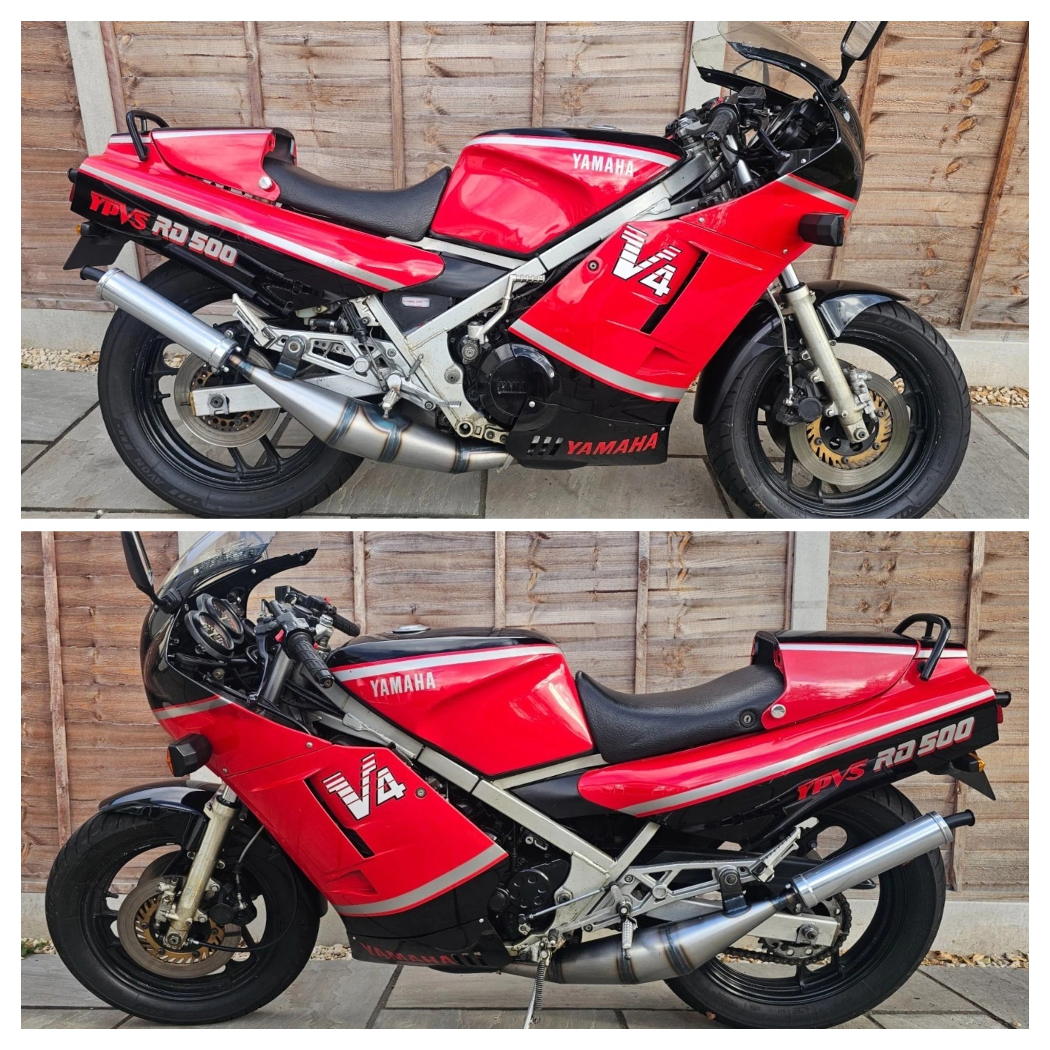 Ad: Yamaha RD500 V4 YPVS in those iconic Marlboro colours On eBay
