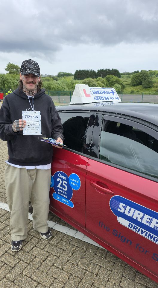 Surepass - Congratulations to Kyle passing his test today in Plymouth ...