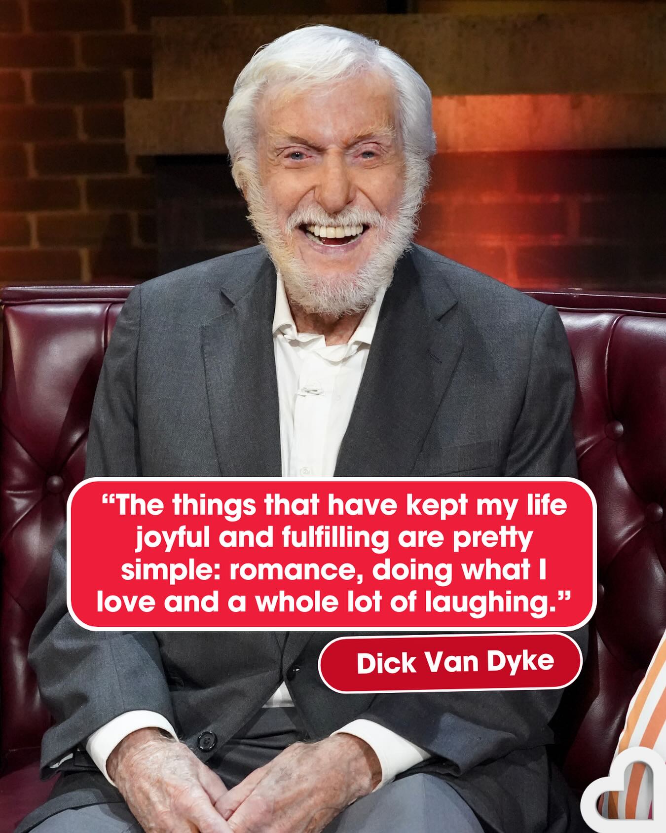 Dick Van Dyke is sharing the secret behind his incredible longevity as he  heads toward his 100th birthday on Dec. 13. 🎁🎂🎉 The 'Mary Poppins'  legend revealed that he quit smoking and
