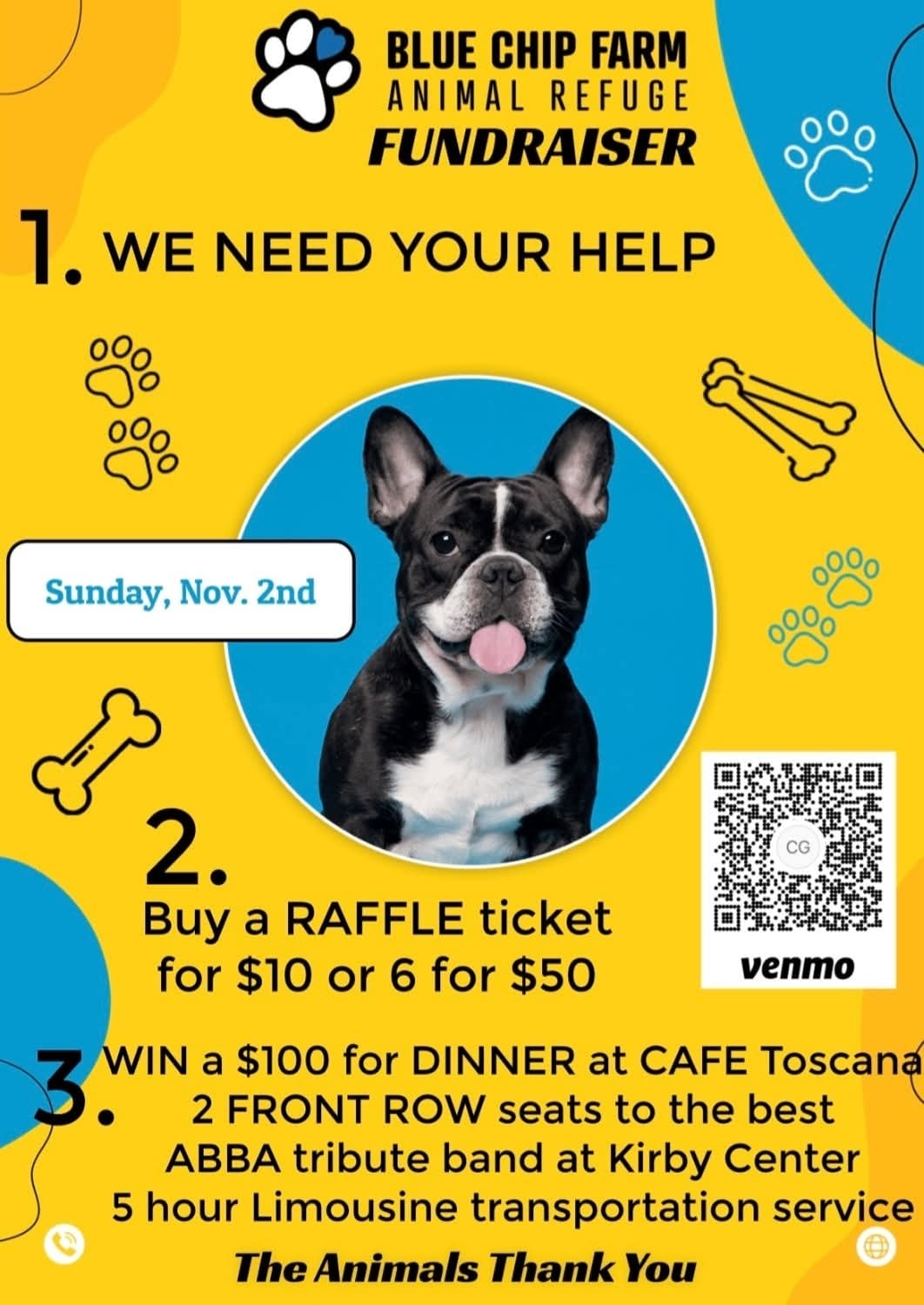 Blue - Welcome to our latest online raffle, 