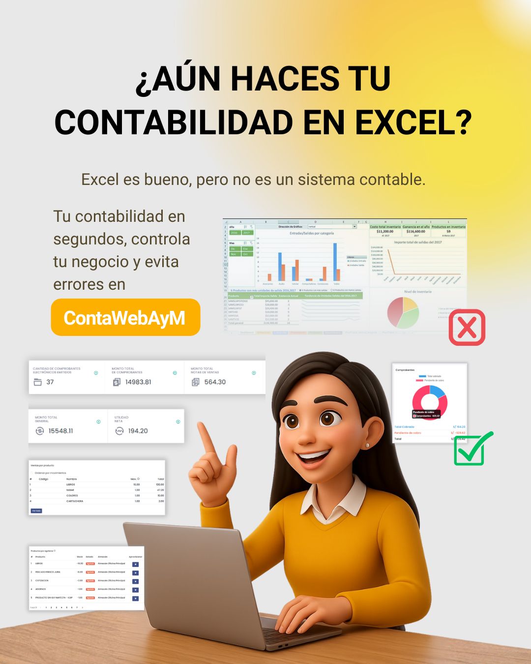 ContaWeb A&M - Contabilidad y Facturación Electrónica
