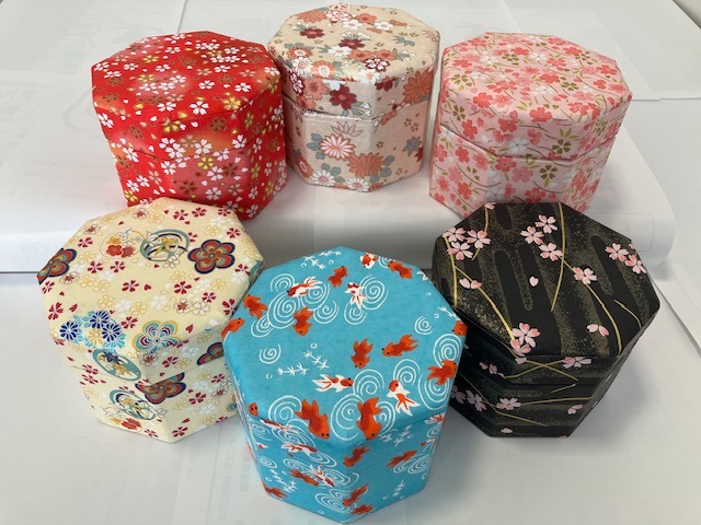 レア！八角形の紙製小物入れセット！A1 八角小物入れで福を招きましょう🤞 JA福井県女性部福井支部西部エリア