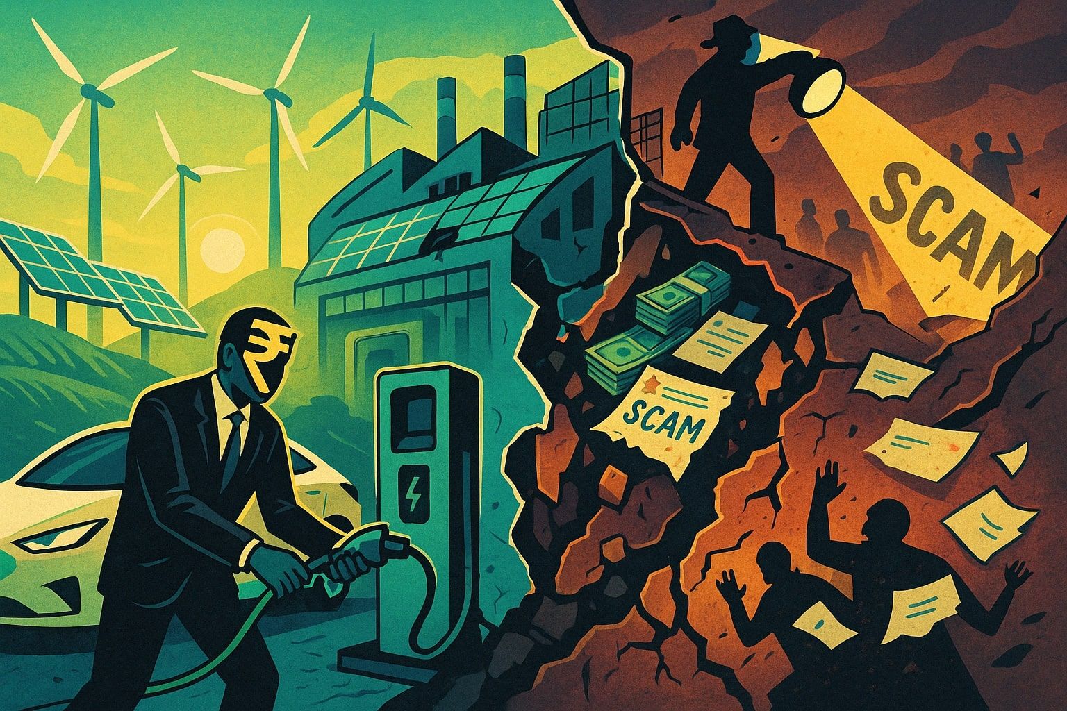 The420 - Green Energy Fraud Unveiled! SEBI has exposed a massive ₹977 ...