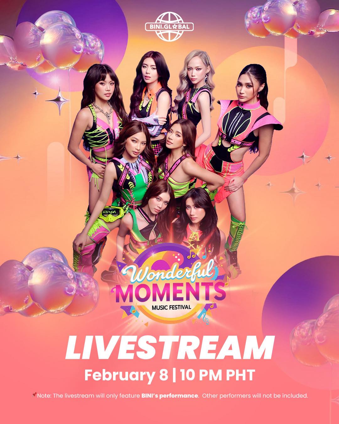 BINI_ph - We are ready to serve at the Wonderful Moments Music Festival ...