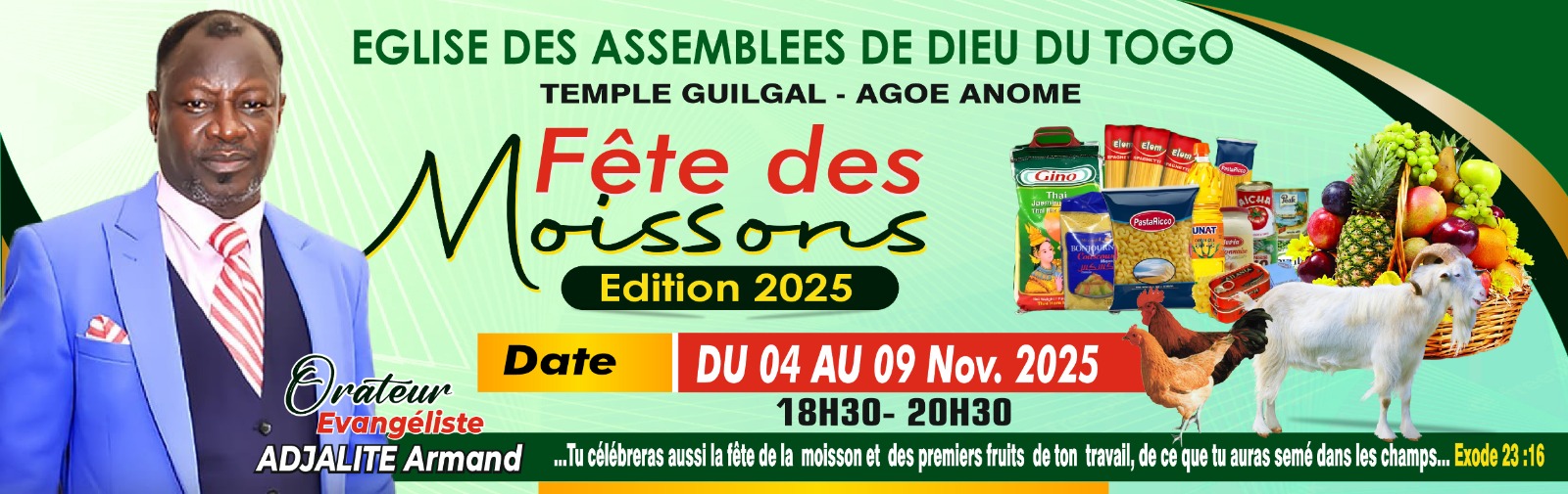 Eglise des Assemblées de Dieu du Togo Temple Guilgal | Lomé