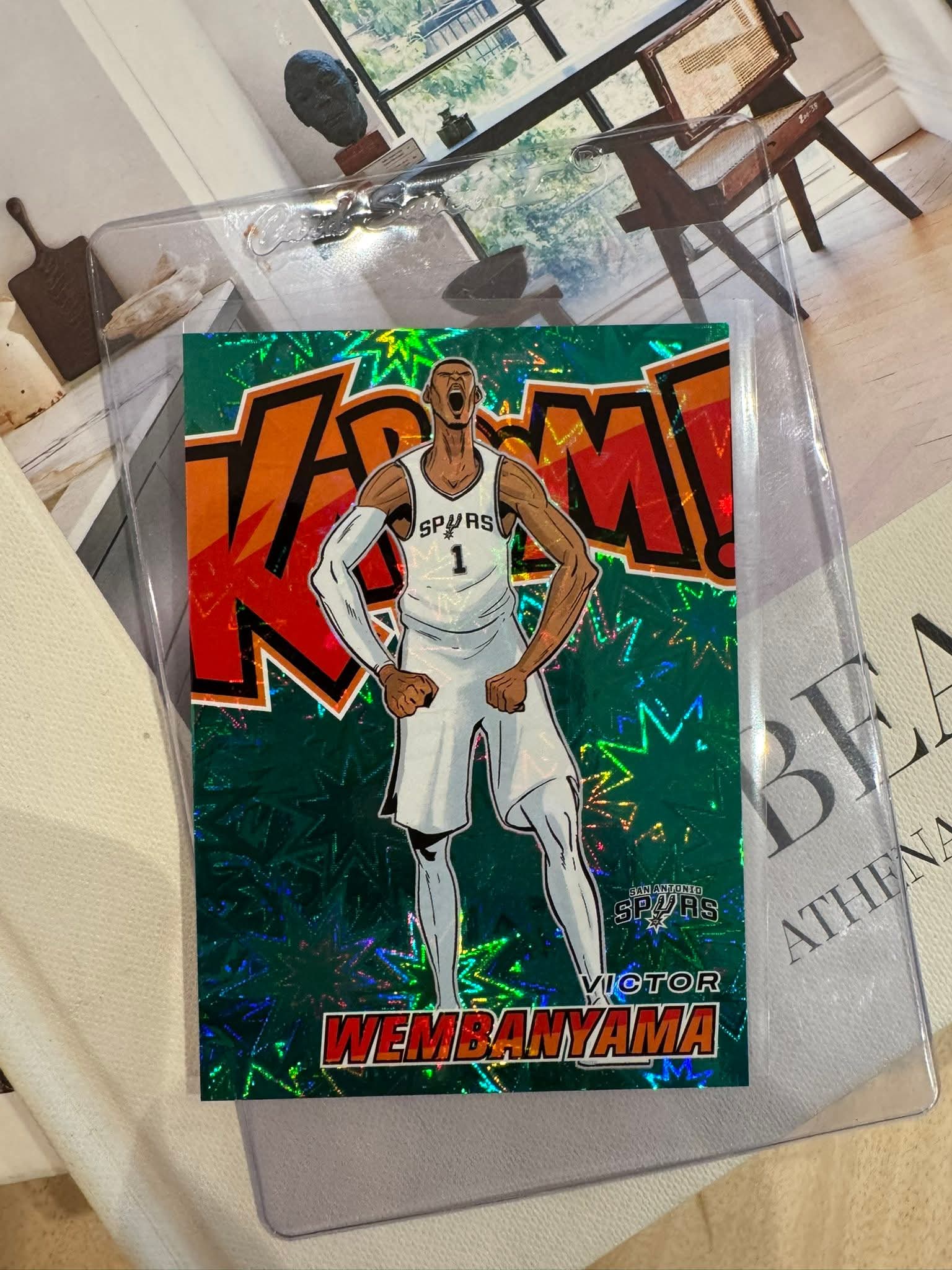 Thr Panini Revolution Victor Wembanyama Kaboom! 1/1 has been hit 