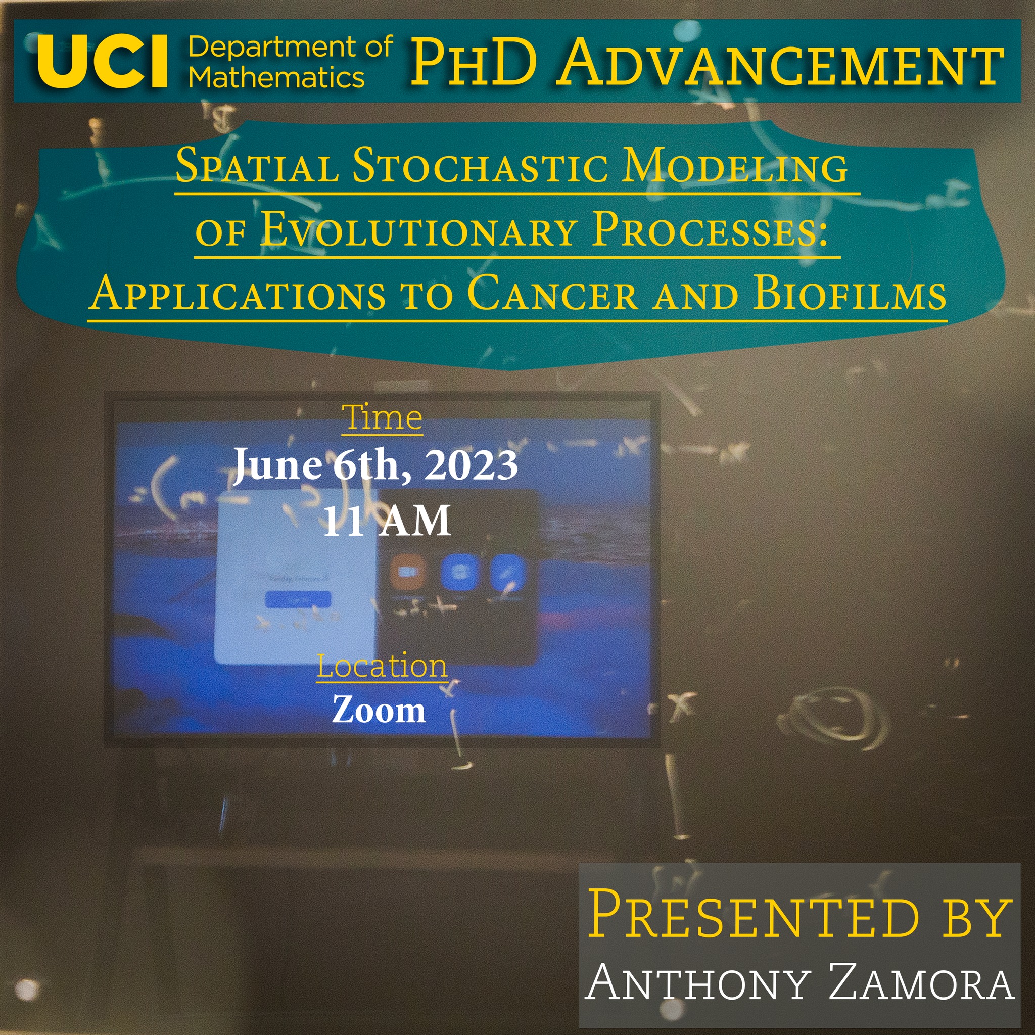 On June 6th, our own budding... - UCI Math Department | Facebook