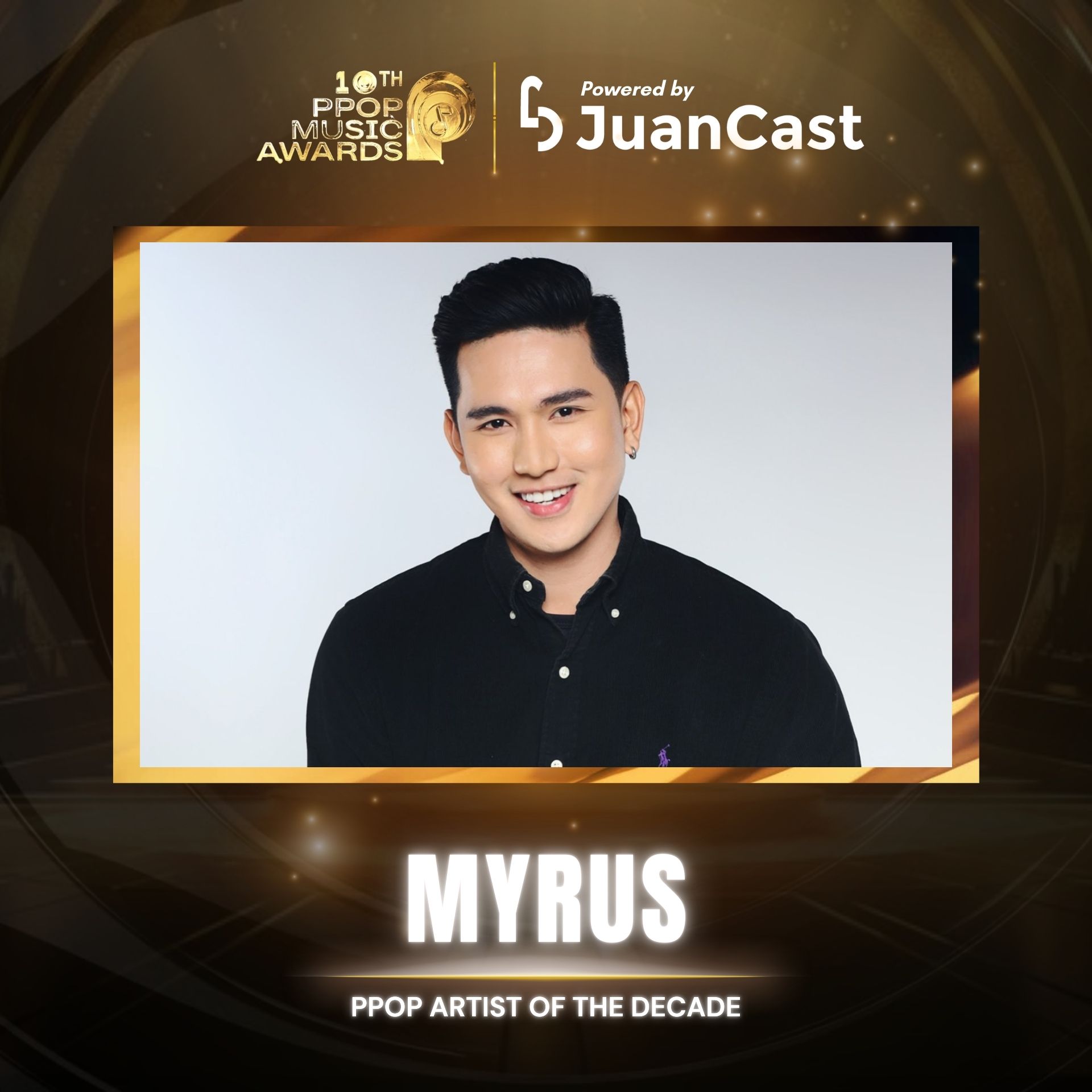 PPOP - Congratulations！ 👏 MYRUS | PPOP ARTIST OF THE DECADE #MYRUS # ...