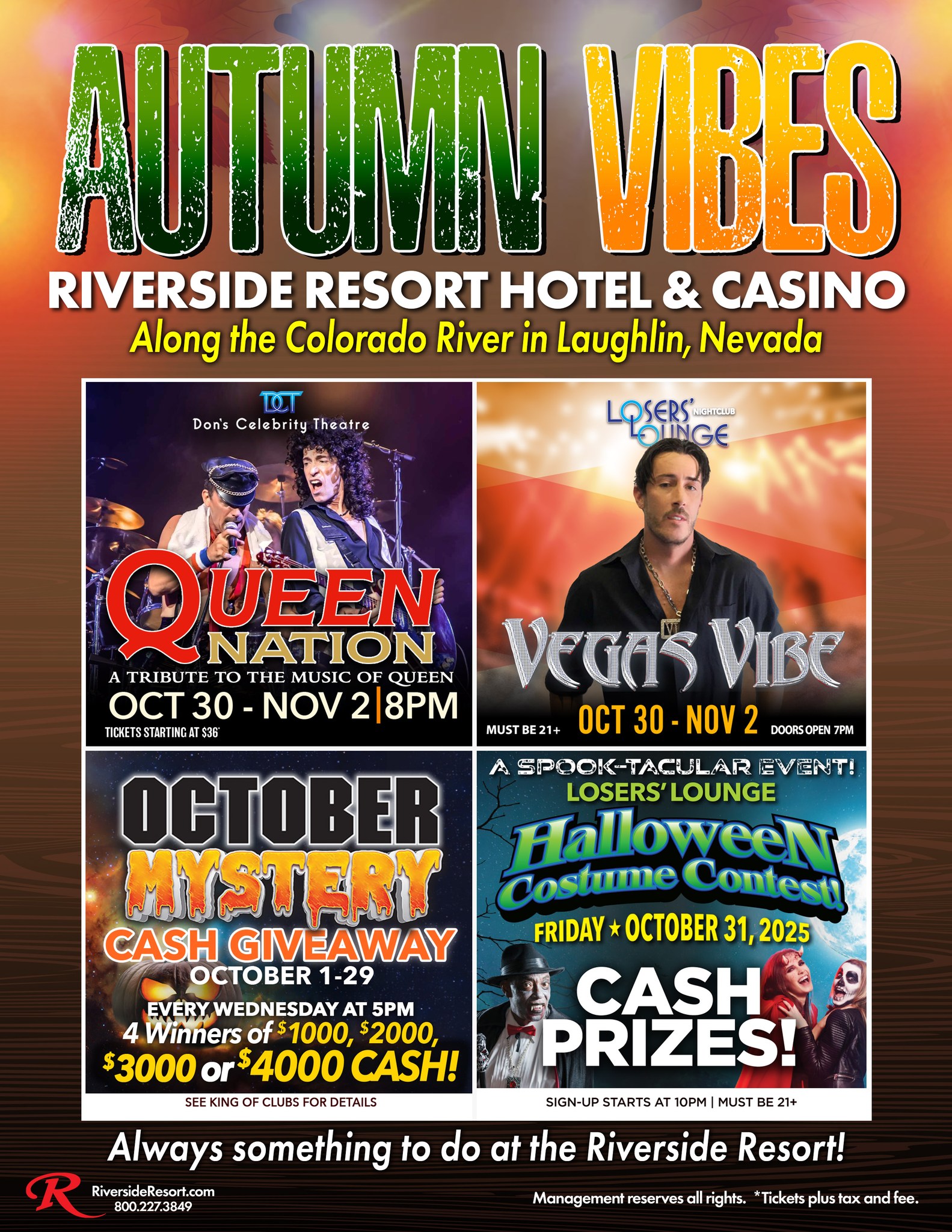 Don - Looking for weekend plans? The Riverside has got you covered ...