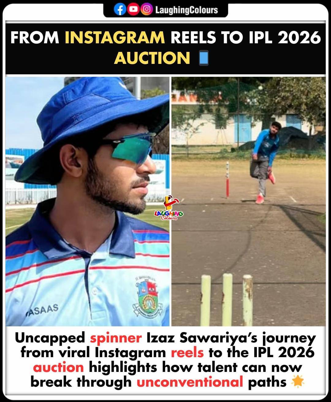 Laughing - From reels to IPL 📱🏏 #IPL2026 #CricketJourney # ...
