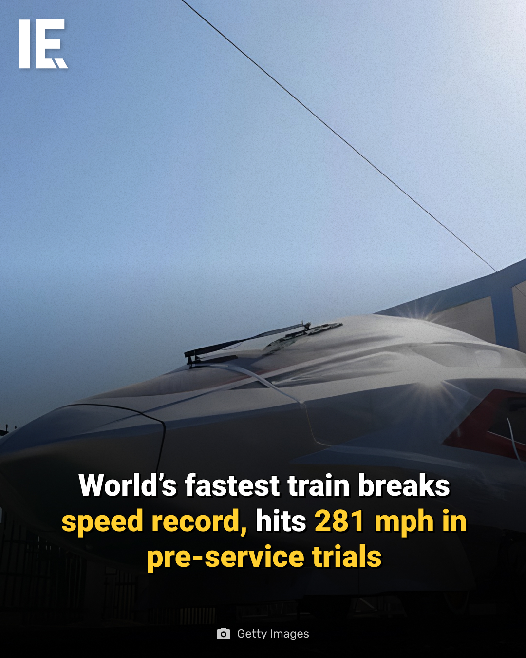 Interesting - China's new bullet train set a world speed record ...