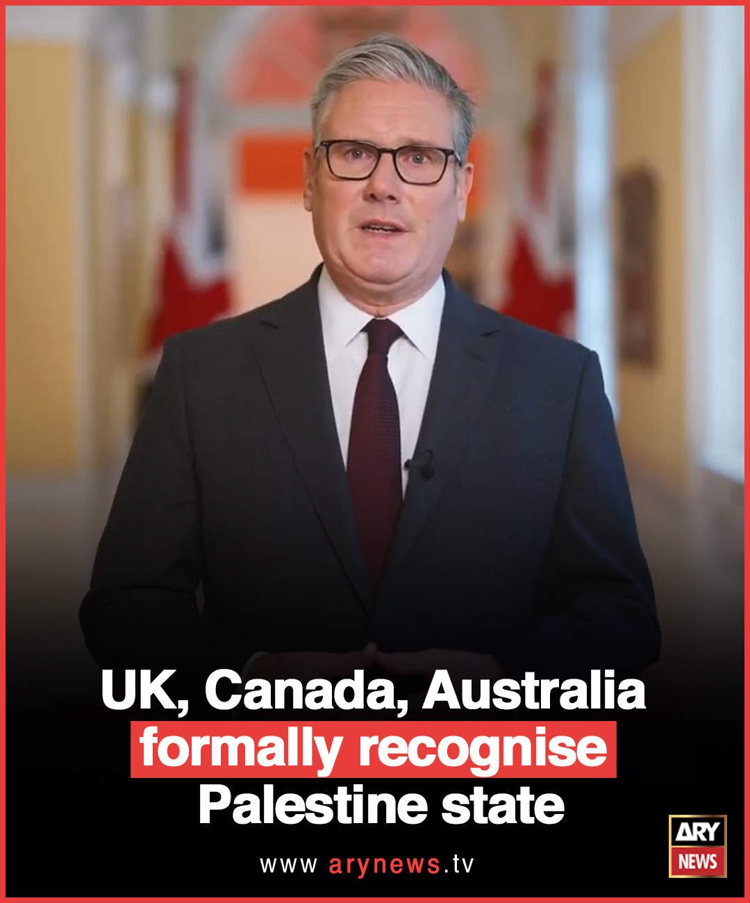 ARY News - UK, Canada, Australia formally recognise... | Facebook