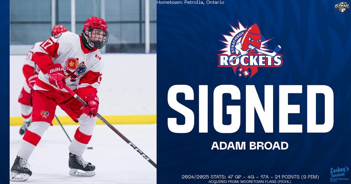 The Strathroy Rockets sign 07’... - Strathroy Rockets | Facebook