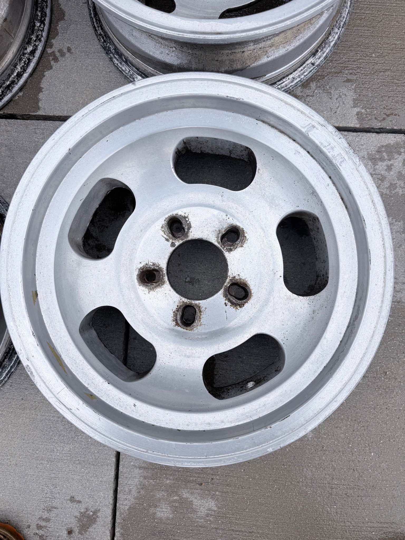Vintage 15” Slotted Aluminum Rims - Car Wheels, Tires & Parts ...