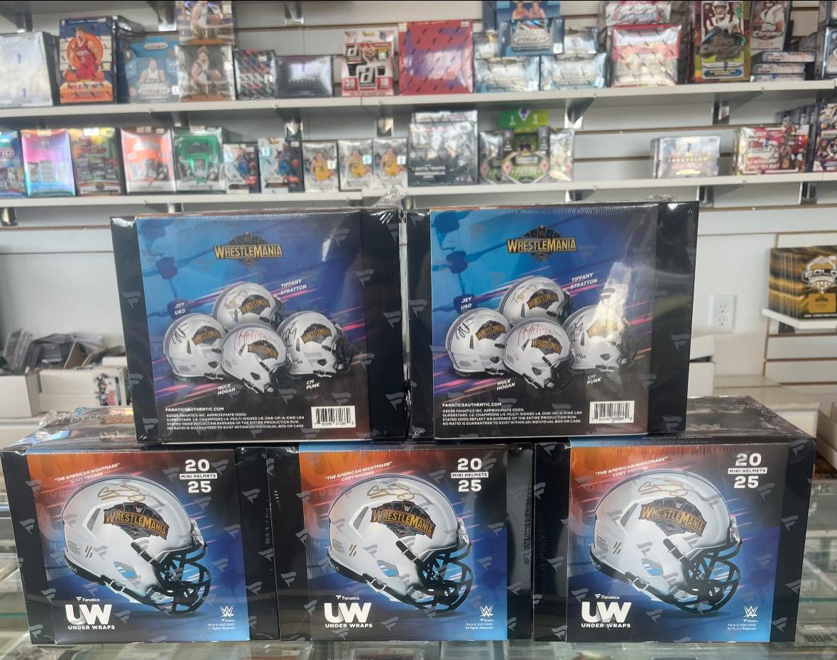 Under Wraps WWE WrestleMania 42 Mini Helmets mystery box is here