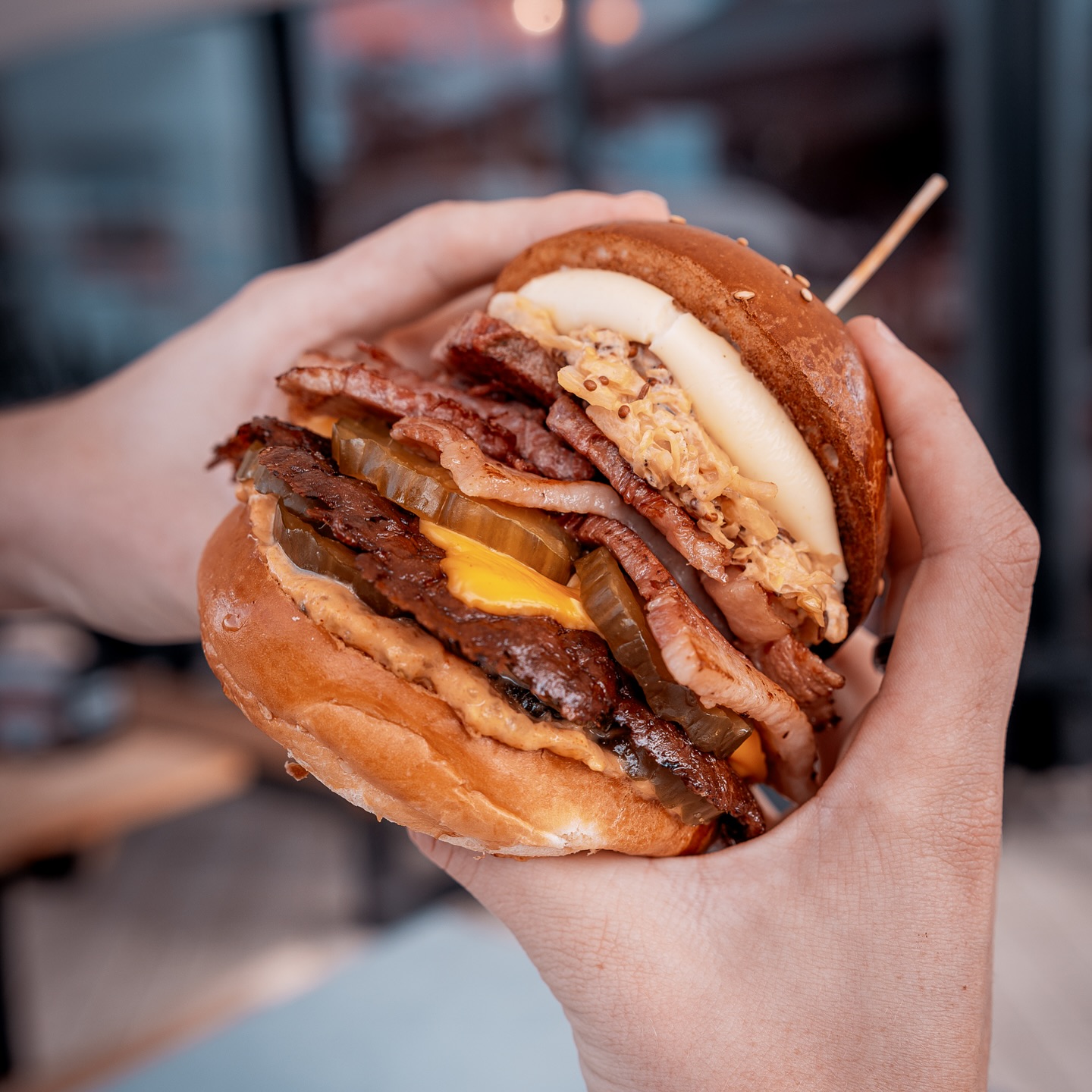 BurgerFreak - All hail the Reuben Royale 👑🥪 This one’s a full-blown ...