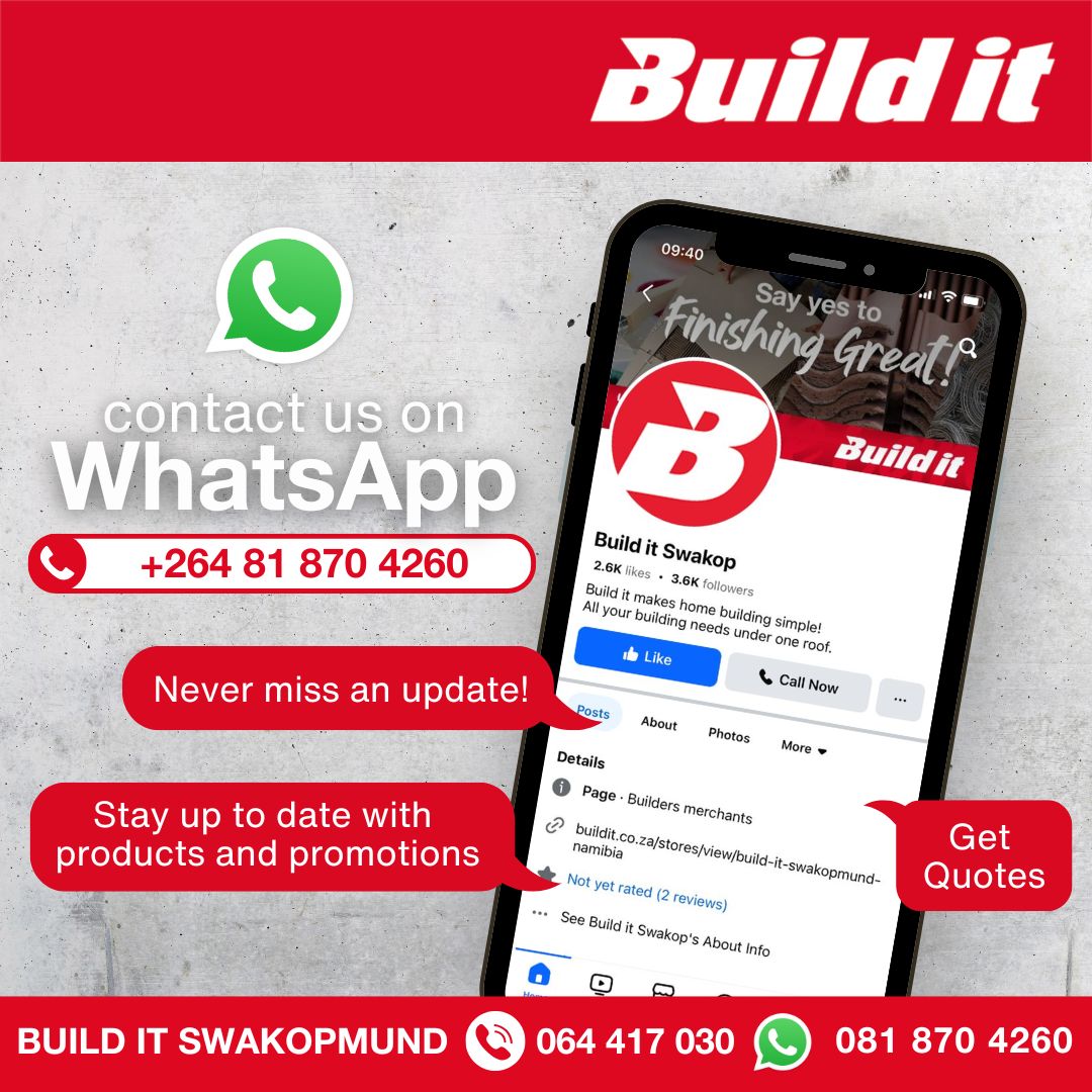 Build it Swakop - 📲 Let’s Chat on WhatsApp! Never miss an... | Facebook