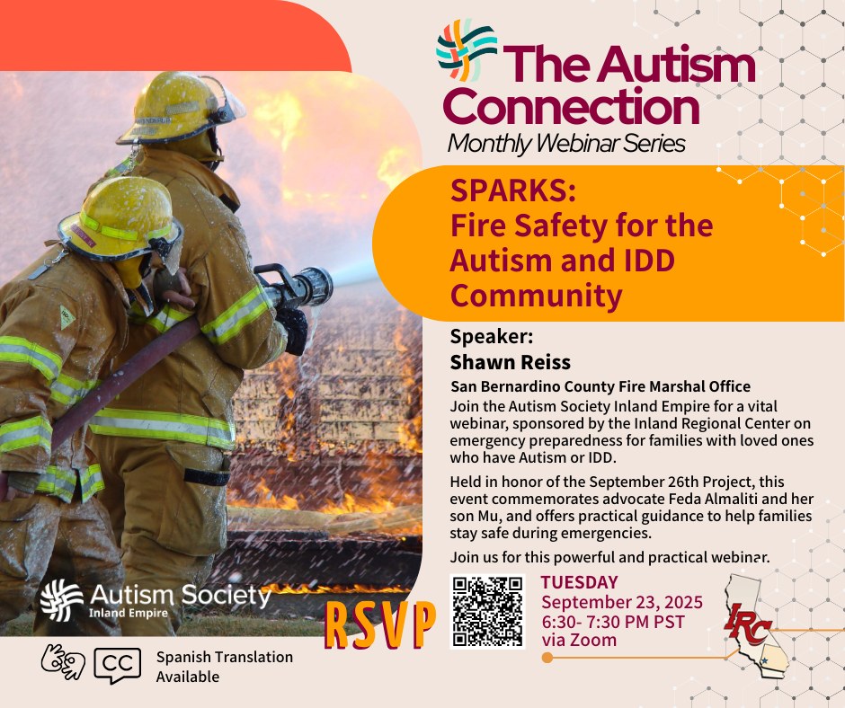 🔥 Free Webinar: Fire Safety... - Autism Society Inland Empire | Facebook