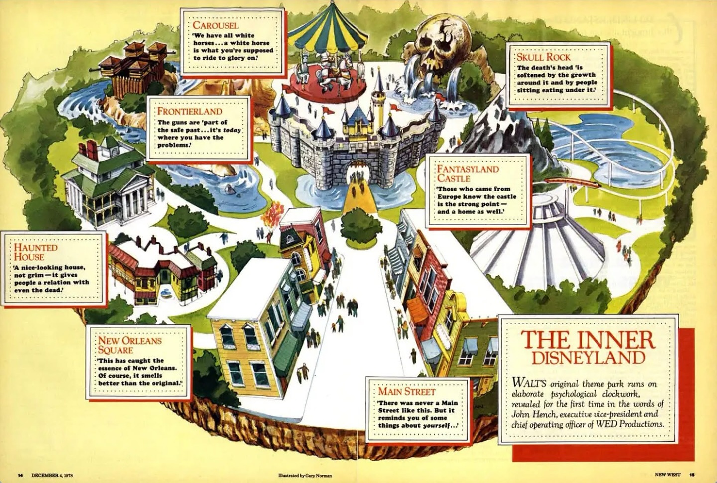 希少品❗️1978 Disneyland パーク大型マップ (現地購入) A fun Disneyland map from 1978 😃🏰